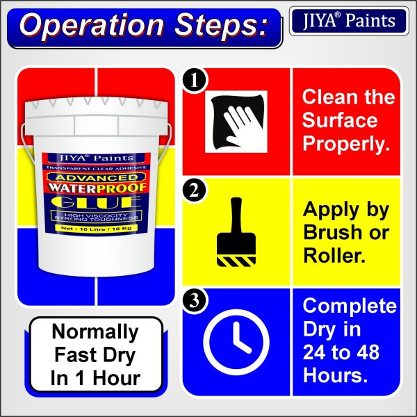 JIYA Advance Crack Seal Glue 10 Kg Transparent Waterproof Glue for Roof Leakage Crack Seal Agent Roof Water Leakage Solution - Image 4
