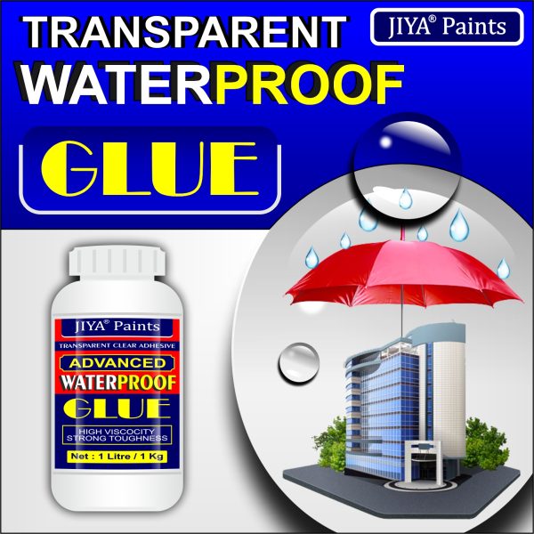 JIYA Advance Crack Seal Glue 1 Kg Transparent Waterproof Glue for Roof Leakage Crack Seal Agent Roof Water Leakage Solution (Pack of 4) - Image 2