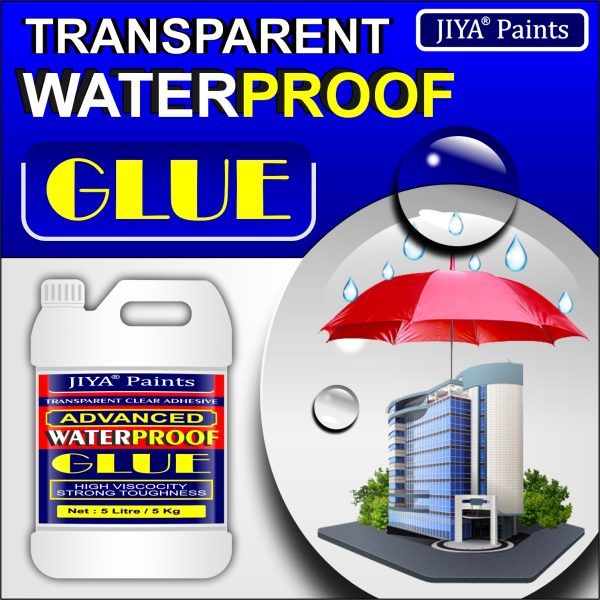 JIYA Advance Crack Seal Glue 5 Kg Transparent Waterproof Glue for Roof Leakage Crack Seal Agent Roof Water Leakage Solution (Pack of 2) - Image 2