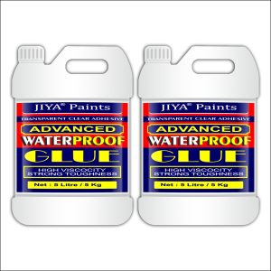 JIYA Advance Crack Seal Glue 5 Kg Transparent Waterproof Glue for Roof Leakage Crack Seal Agent Roof Water Leakage Solution (Pack of 2)
