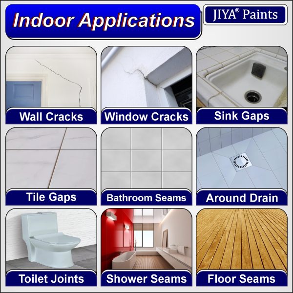 JIYA Advance Crack Seal Glue 1 Kg Transparent Waterproof Glue for Roof Leakage Crack Seal Agent Roof Water Leakage Solution (Pack of 4) - Image 7